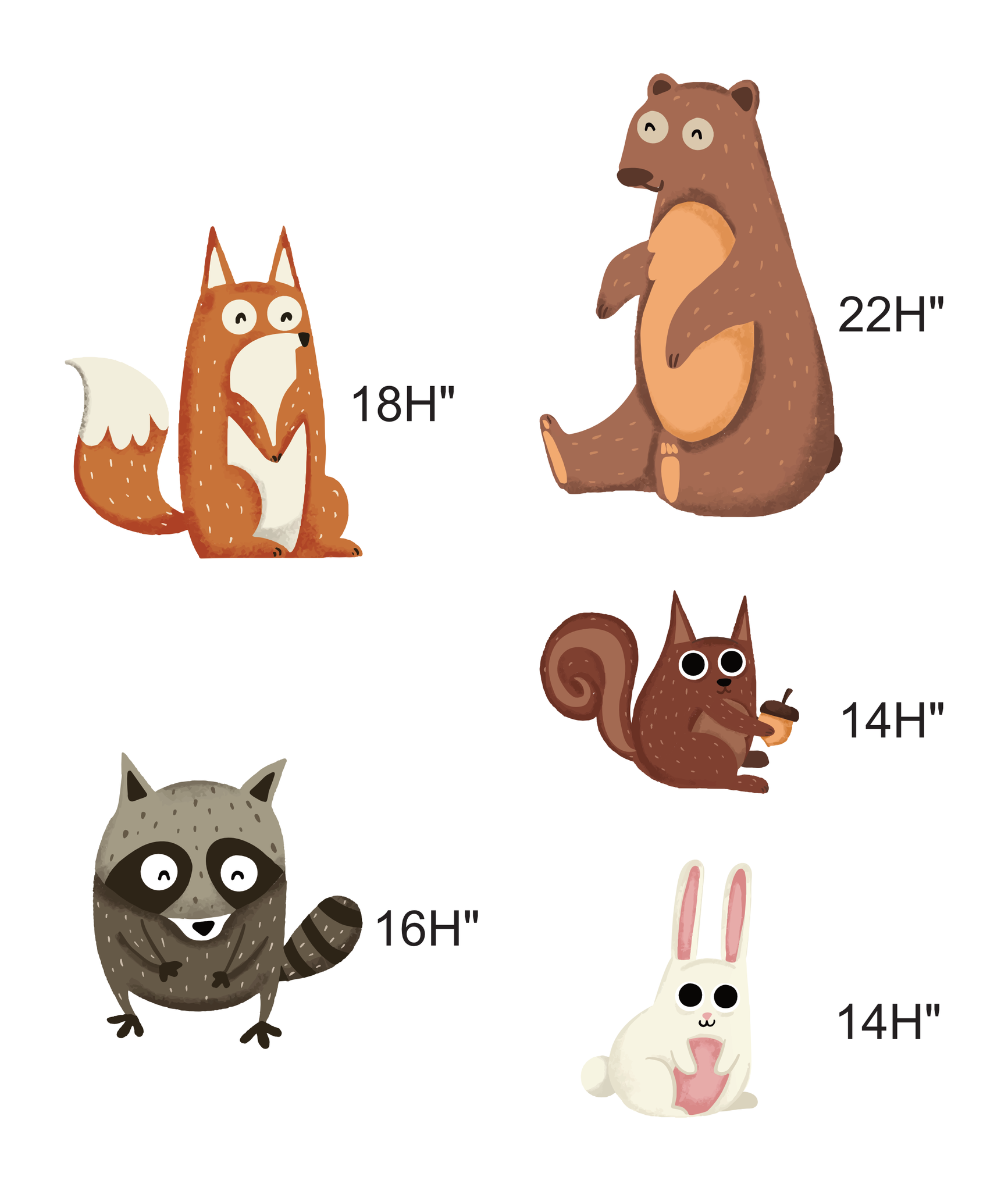 Woodland Animals Sign