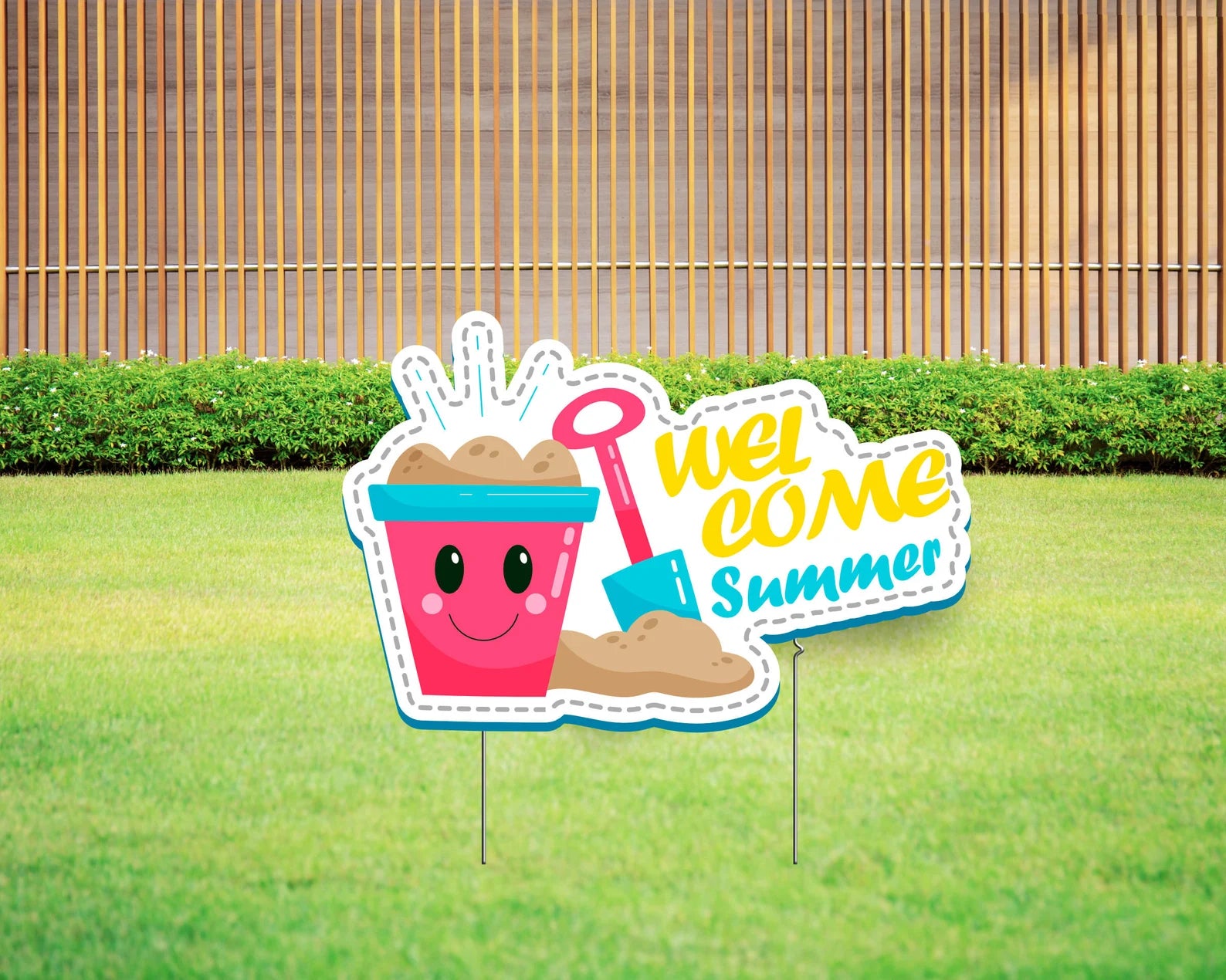 Hello Summer Yard Sign