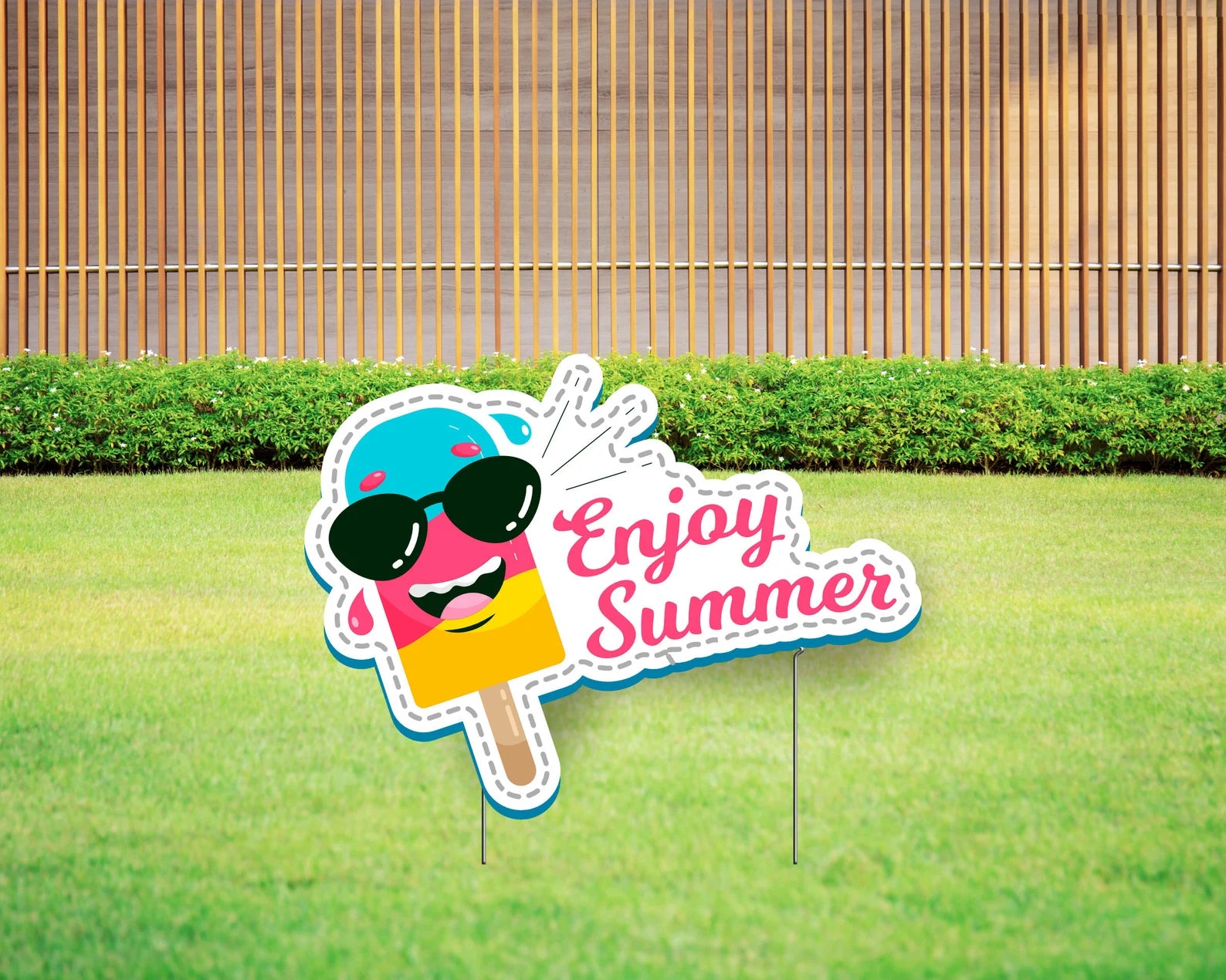 Hello Summer Yard Sign