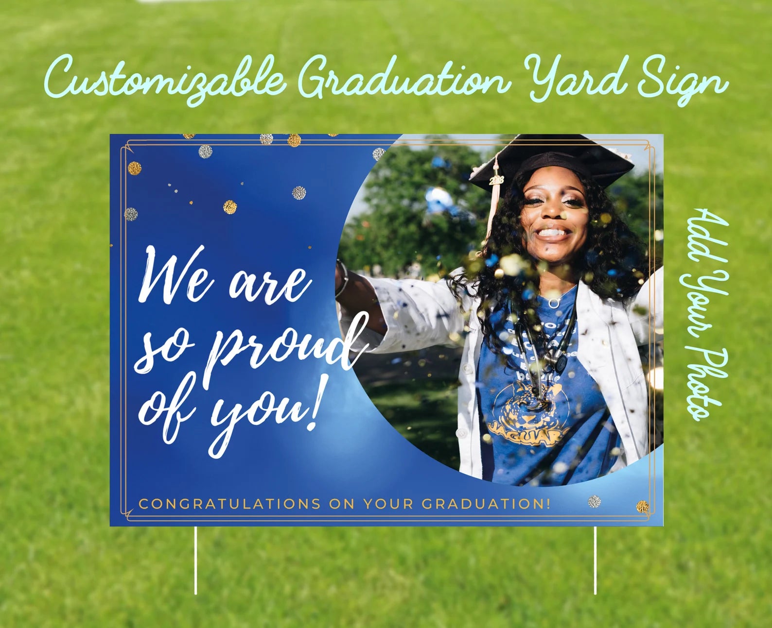 Custom Graduation Yard Sign & Lawn Decoration