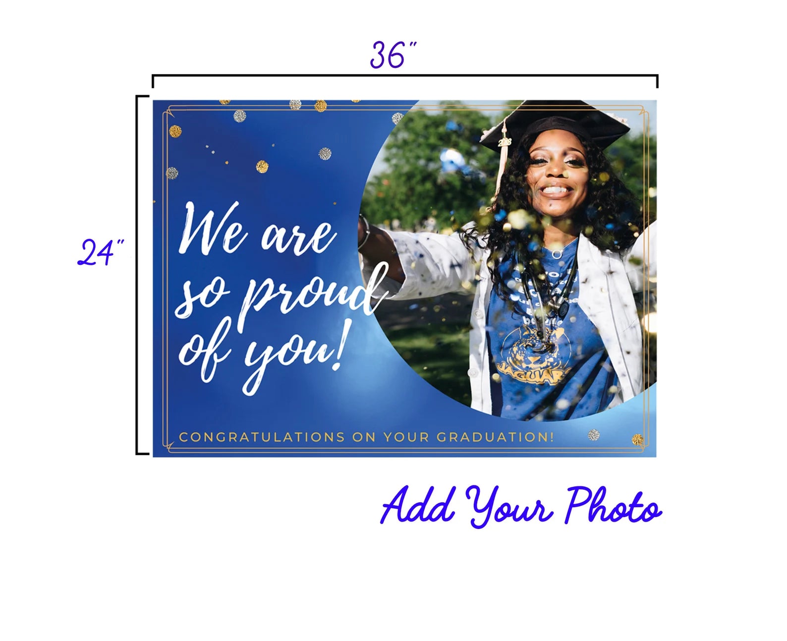 Custom Graduation Yard Sign & Lawn Decoration