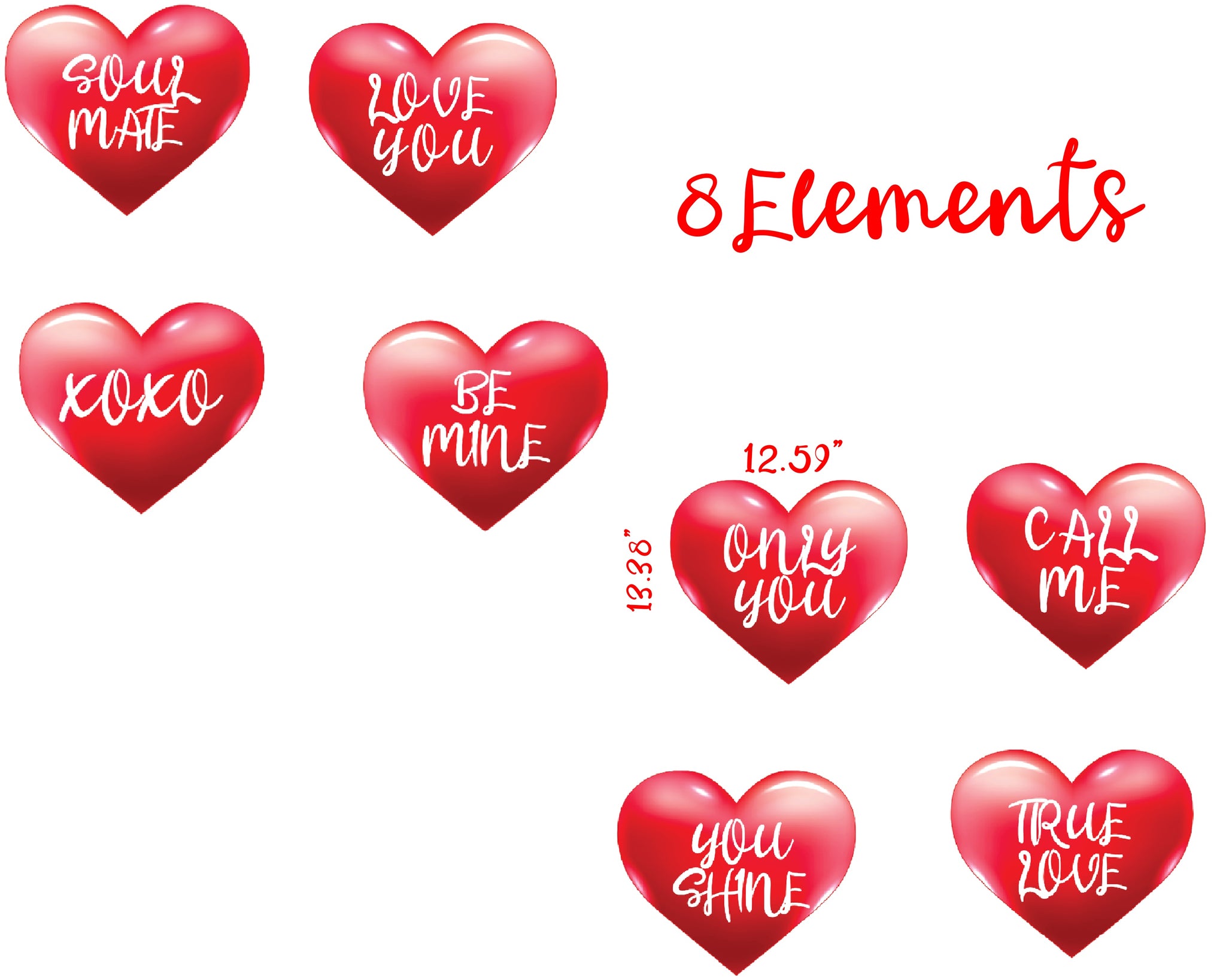 Love Yard Sign, Valentines Day Love Yard Sign Hearts With Stakes