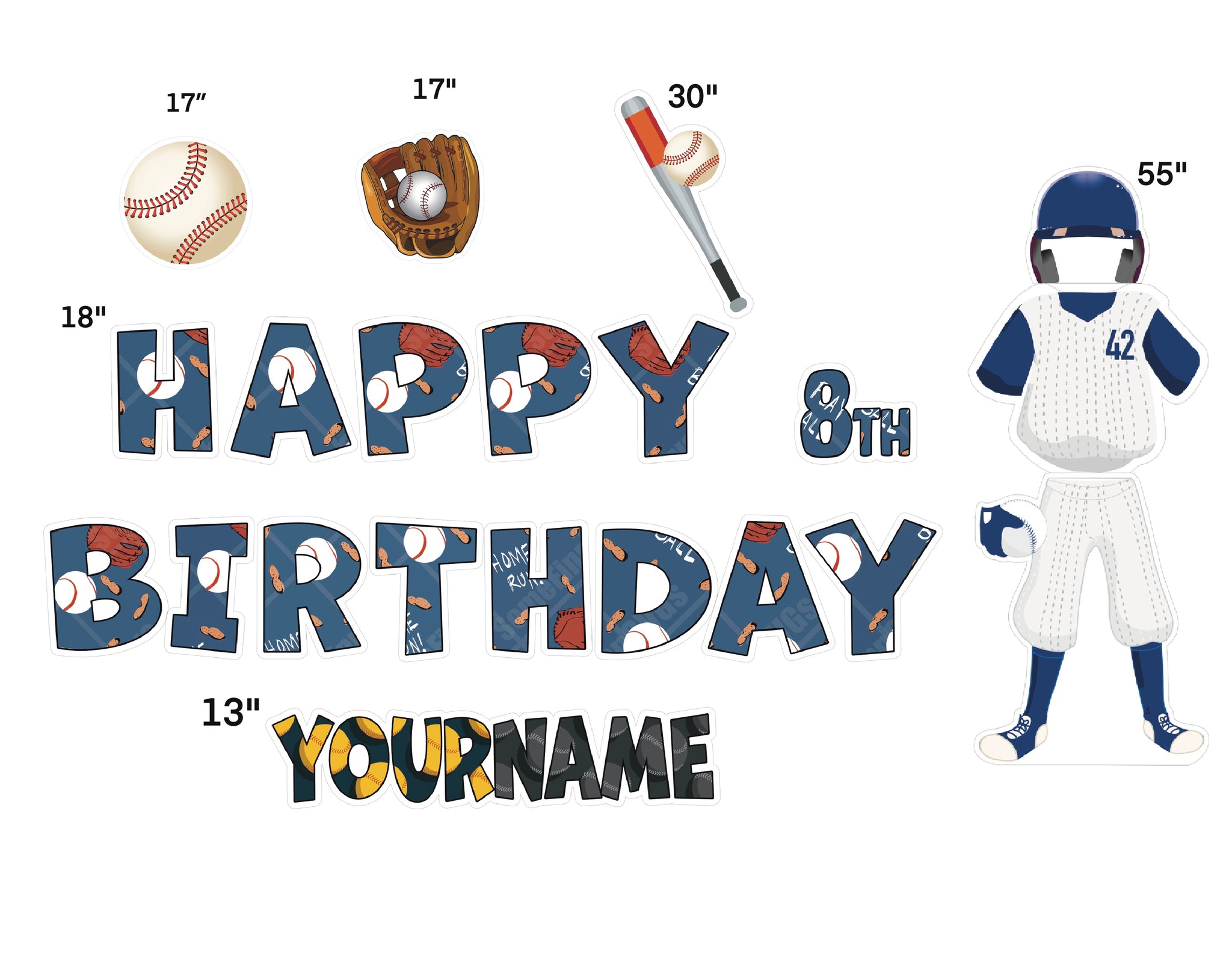 Baseball Yard Sign
