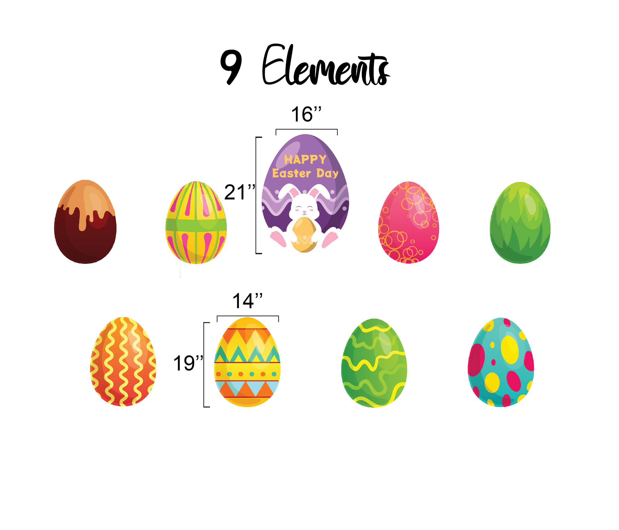 Easter Egg Yard Sign