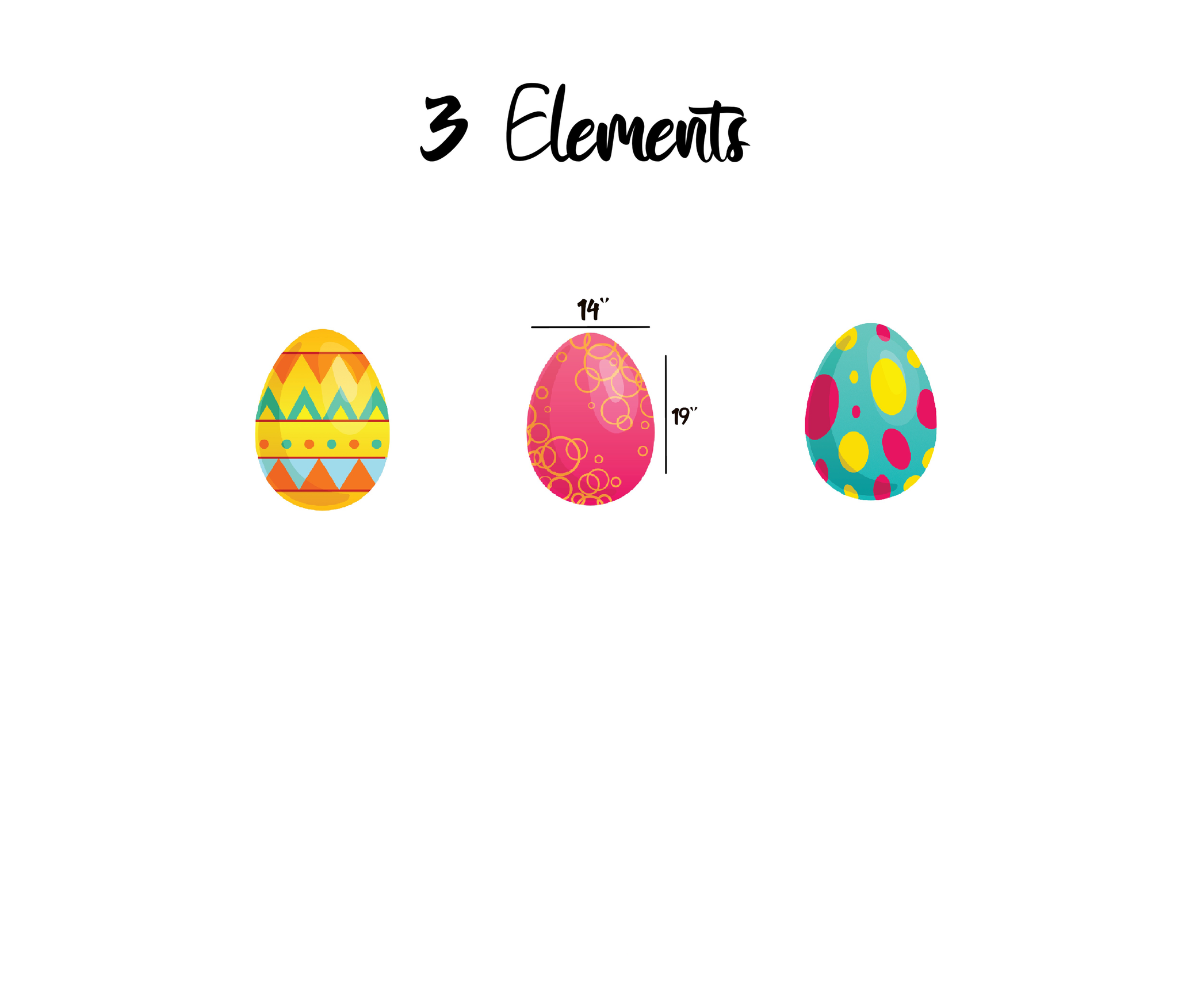 Easter Egg Yard Sign
