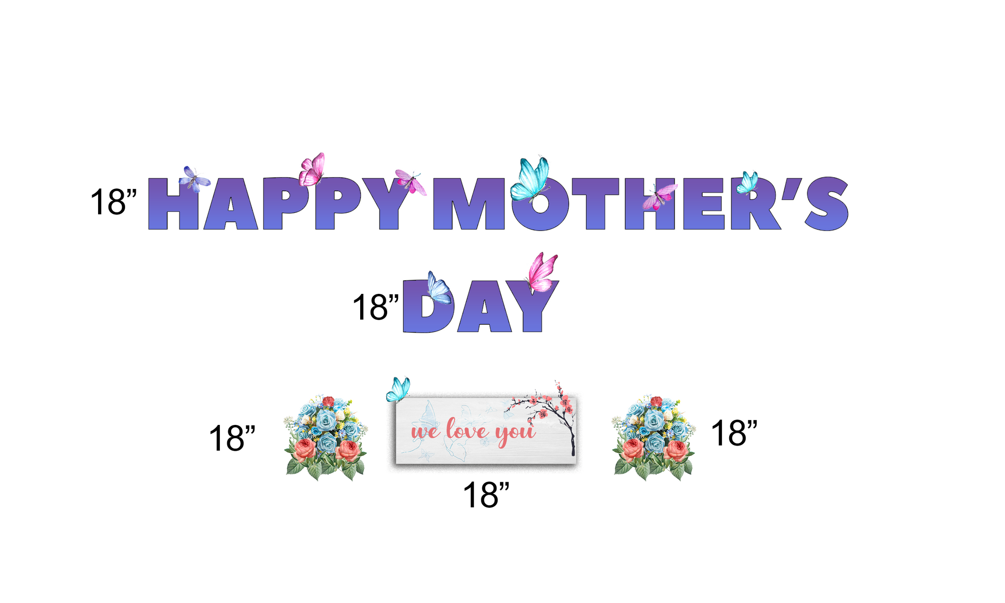 Mother's Day Yard Signs