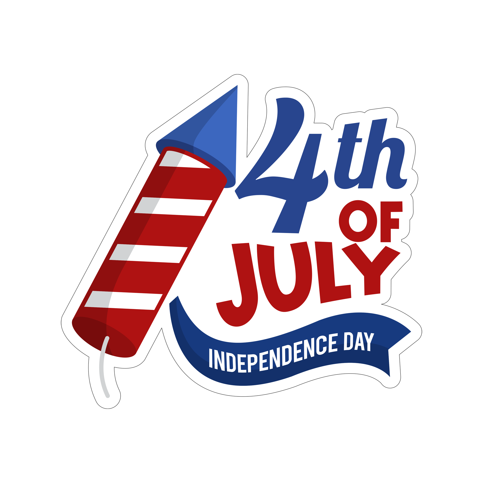 Independence Day Yard Sign, 4 July Yard Sign, Fourth of July, Independence Day Garden Decoration,