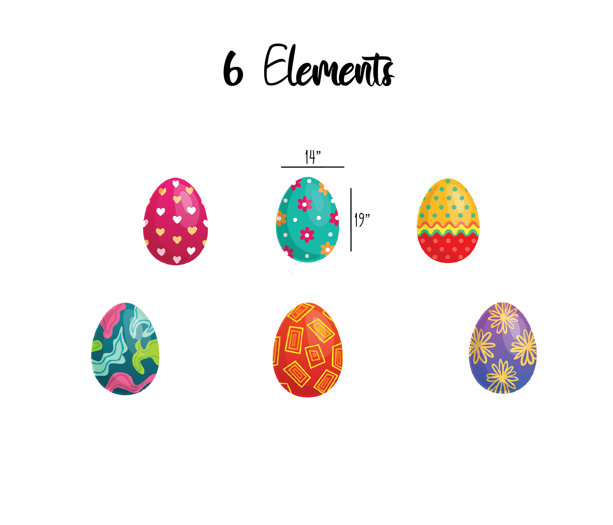 Easter Egg Yard Sign
