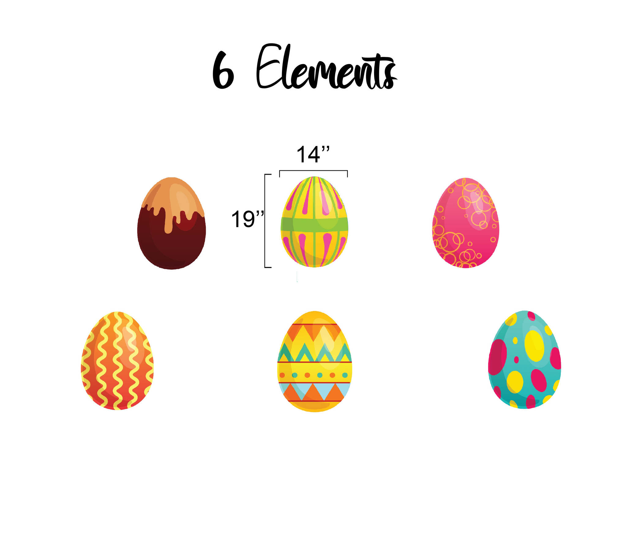 Easter Egg Yard Sign