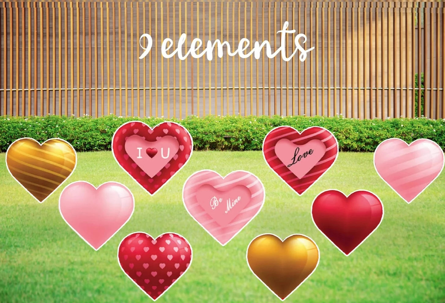 Love Yard Sign, Valentines Day Yard Sign