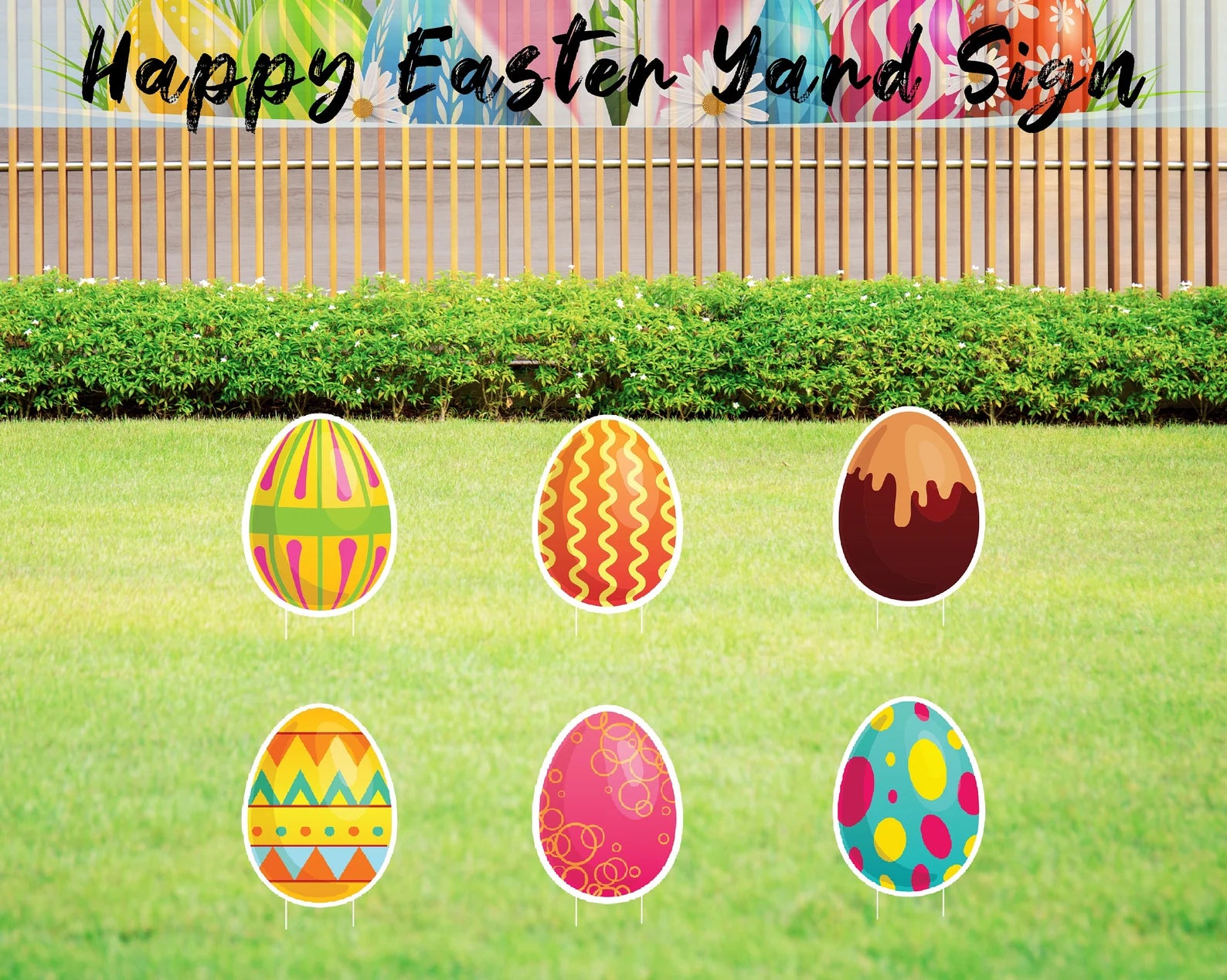 Easter Egg Yard Sign