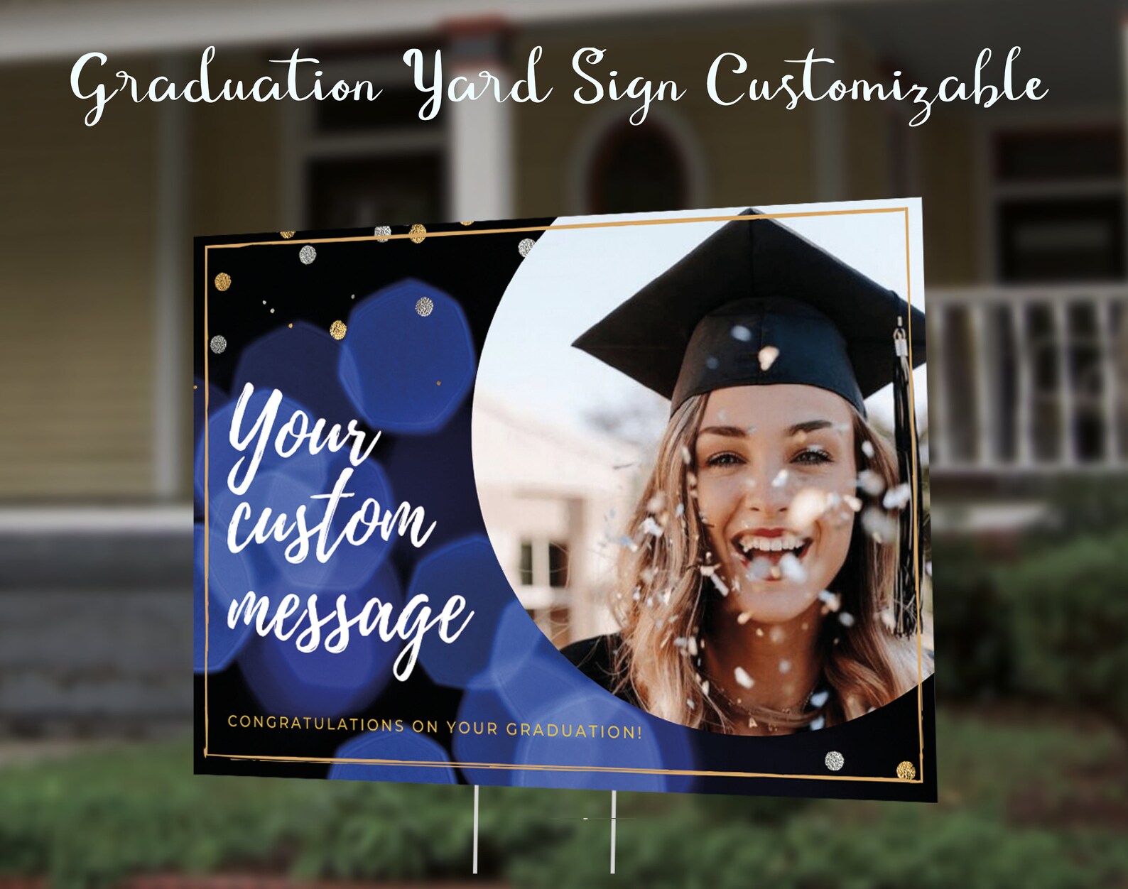 Custom Graduation Yard Sign & Lawn Decoration