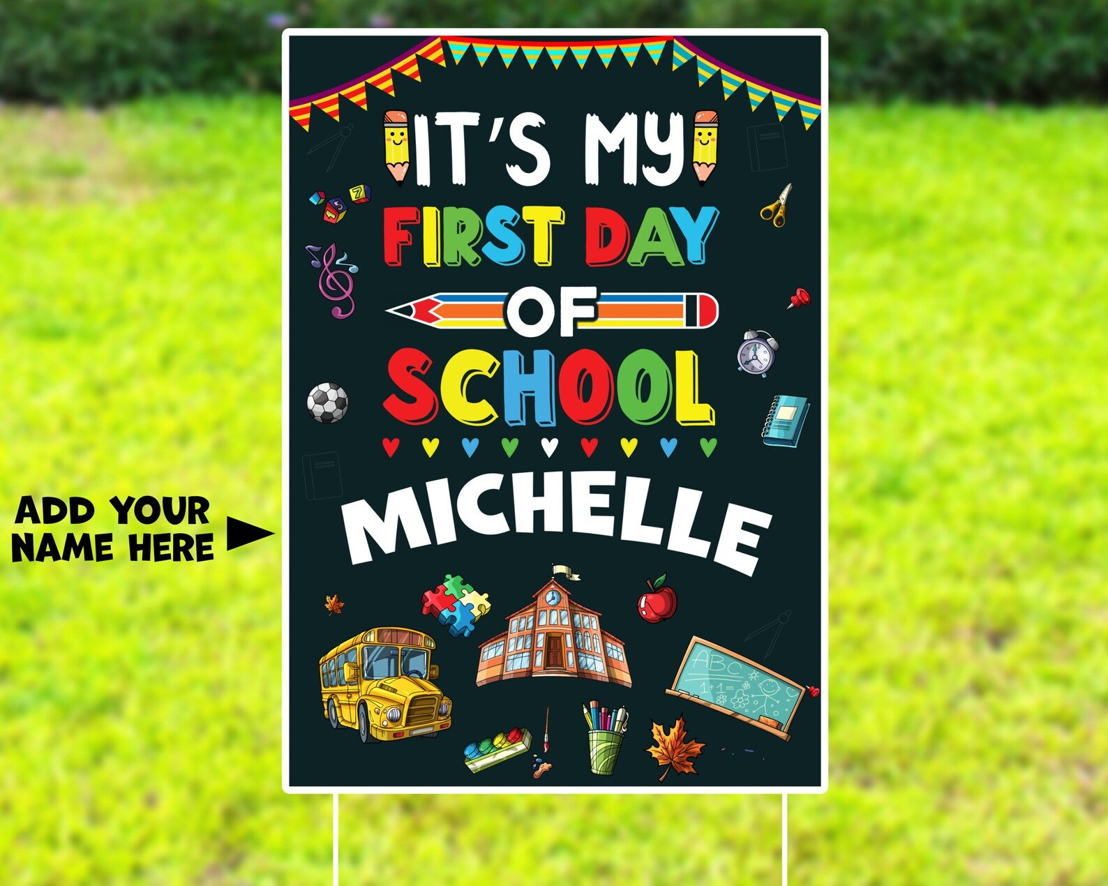 Custom Back To School " It's my first day "