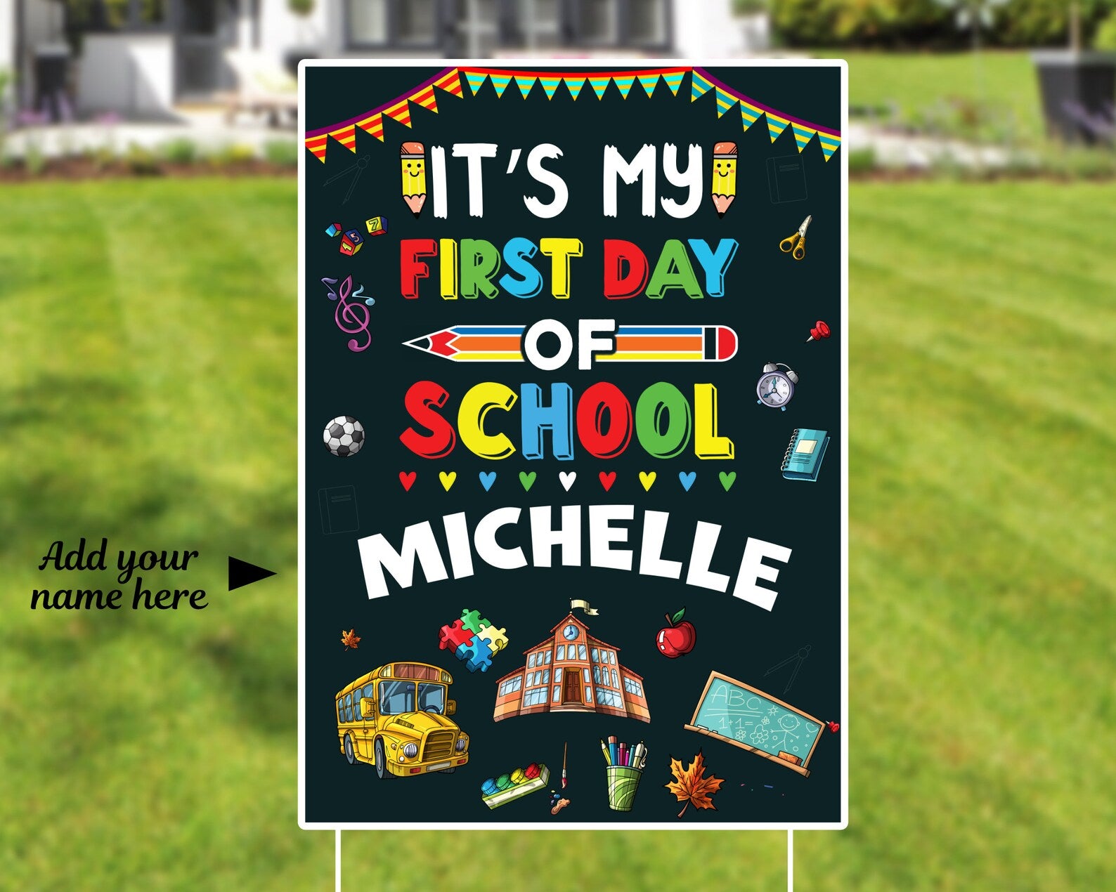 Custom Back To School " It's my first day "