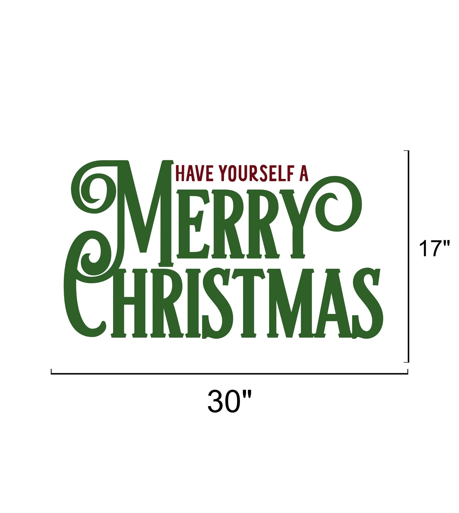 Have Yourself A Merry Christmas Lawn Sign