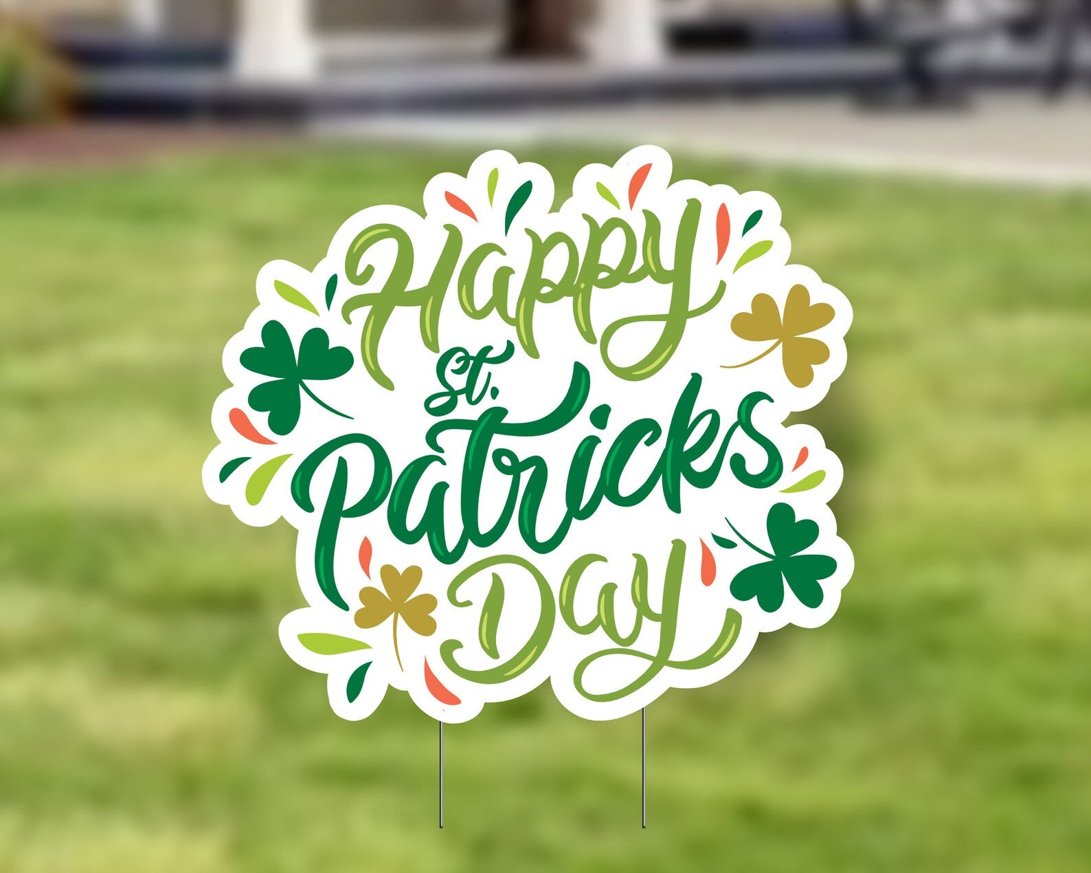 Happy St Patricks Day Yard Sign