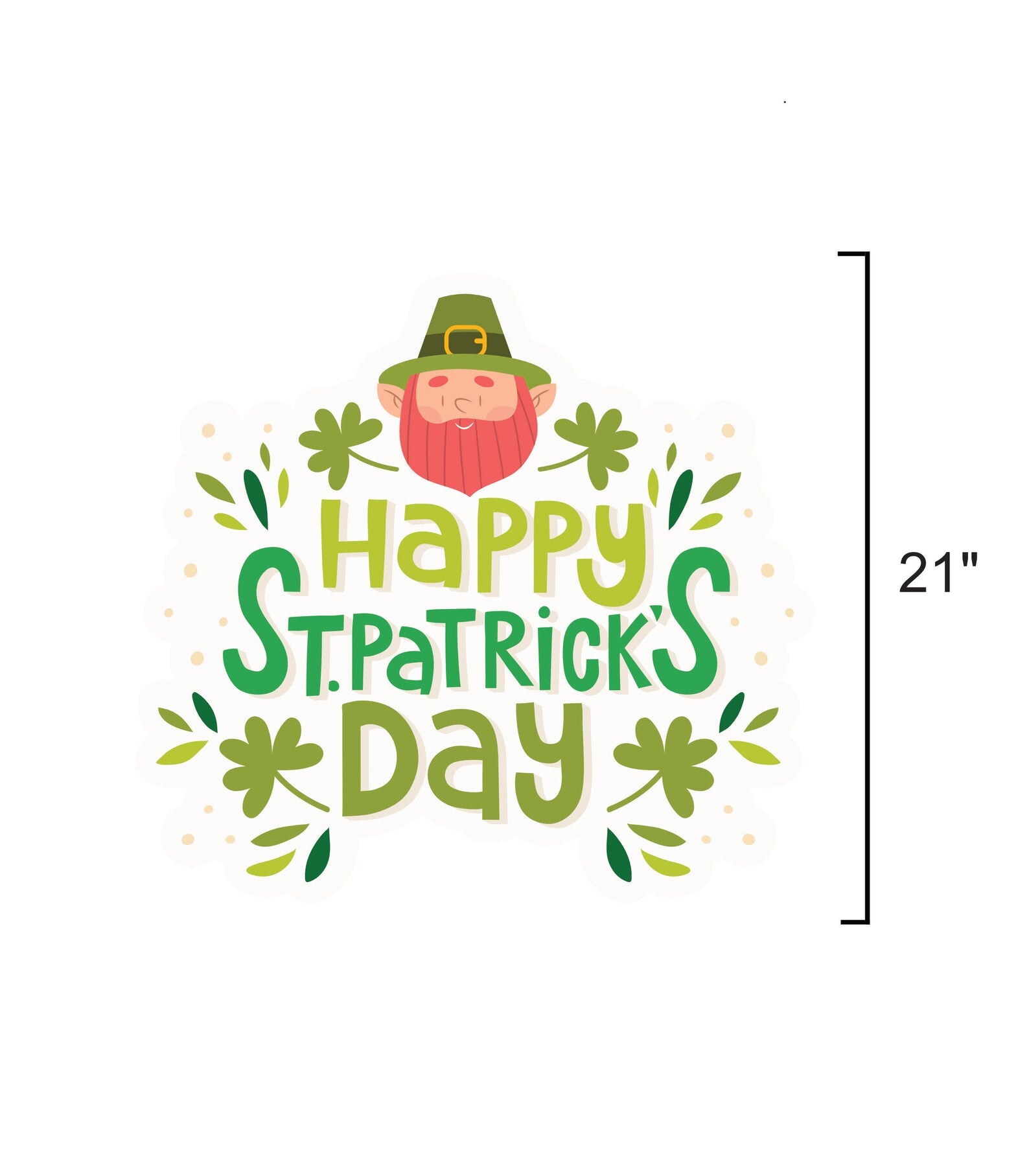 Happy St Patricks Day Yard Sign