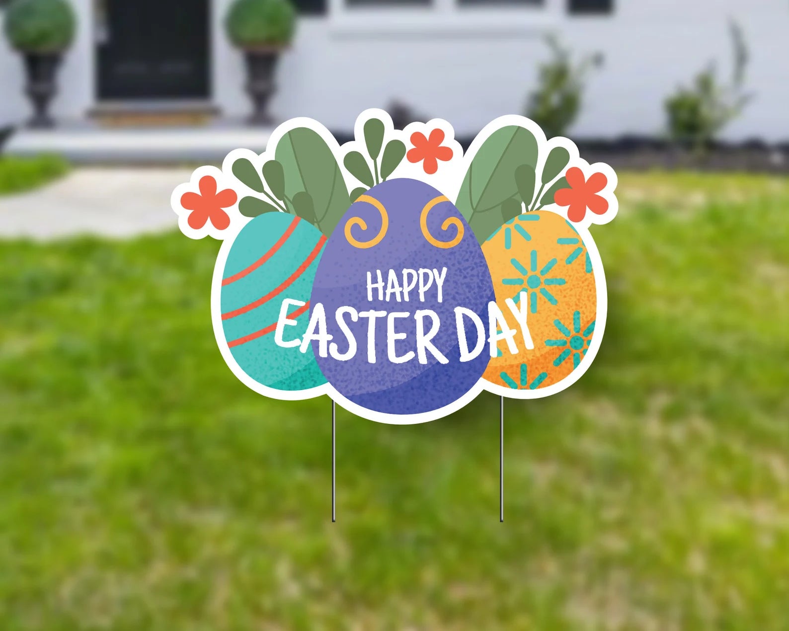 Happy Easter Day Yard Sign