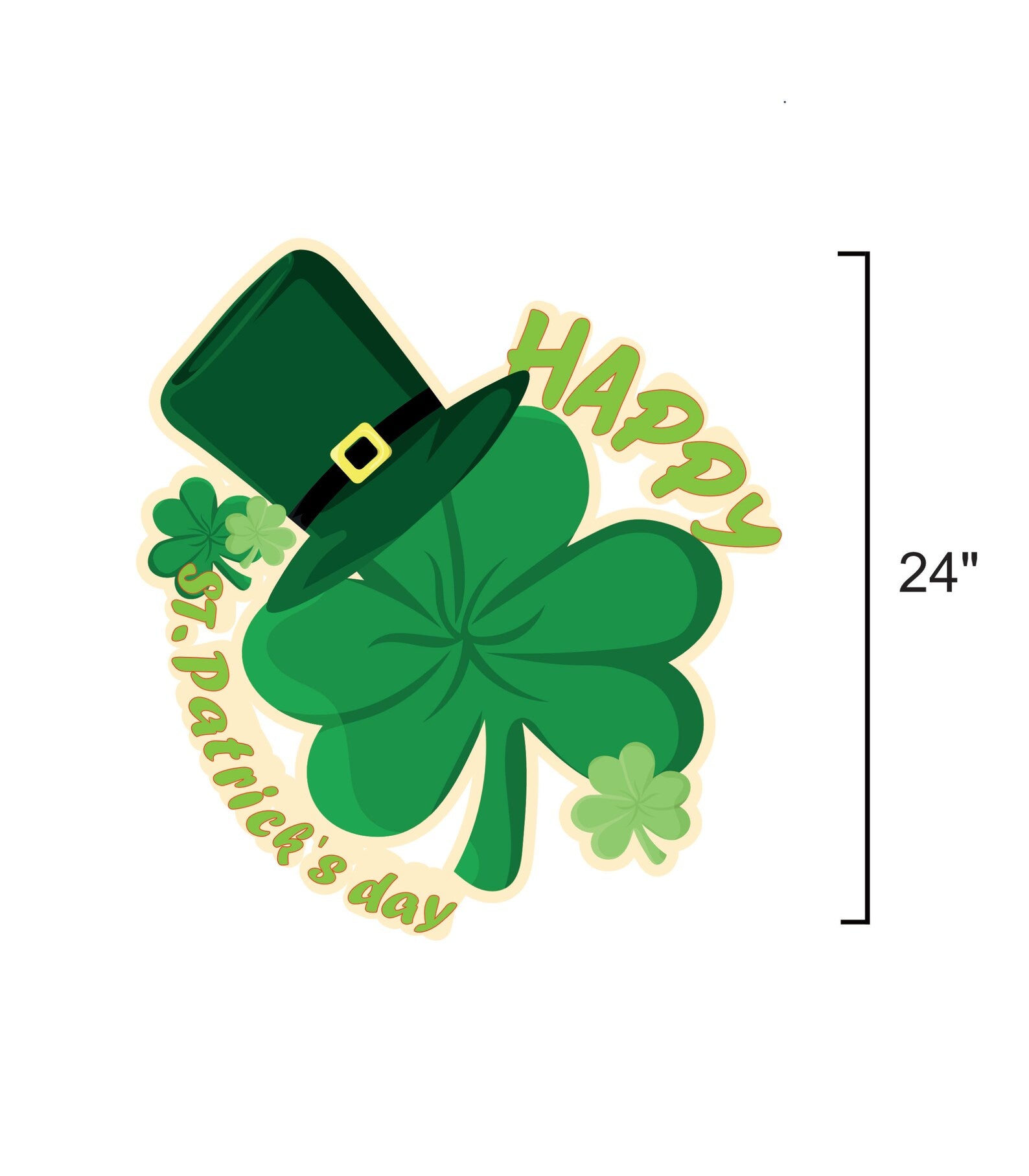 Happy St Patricks Day Yard Sign