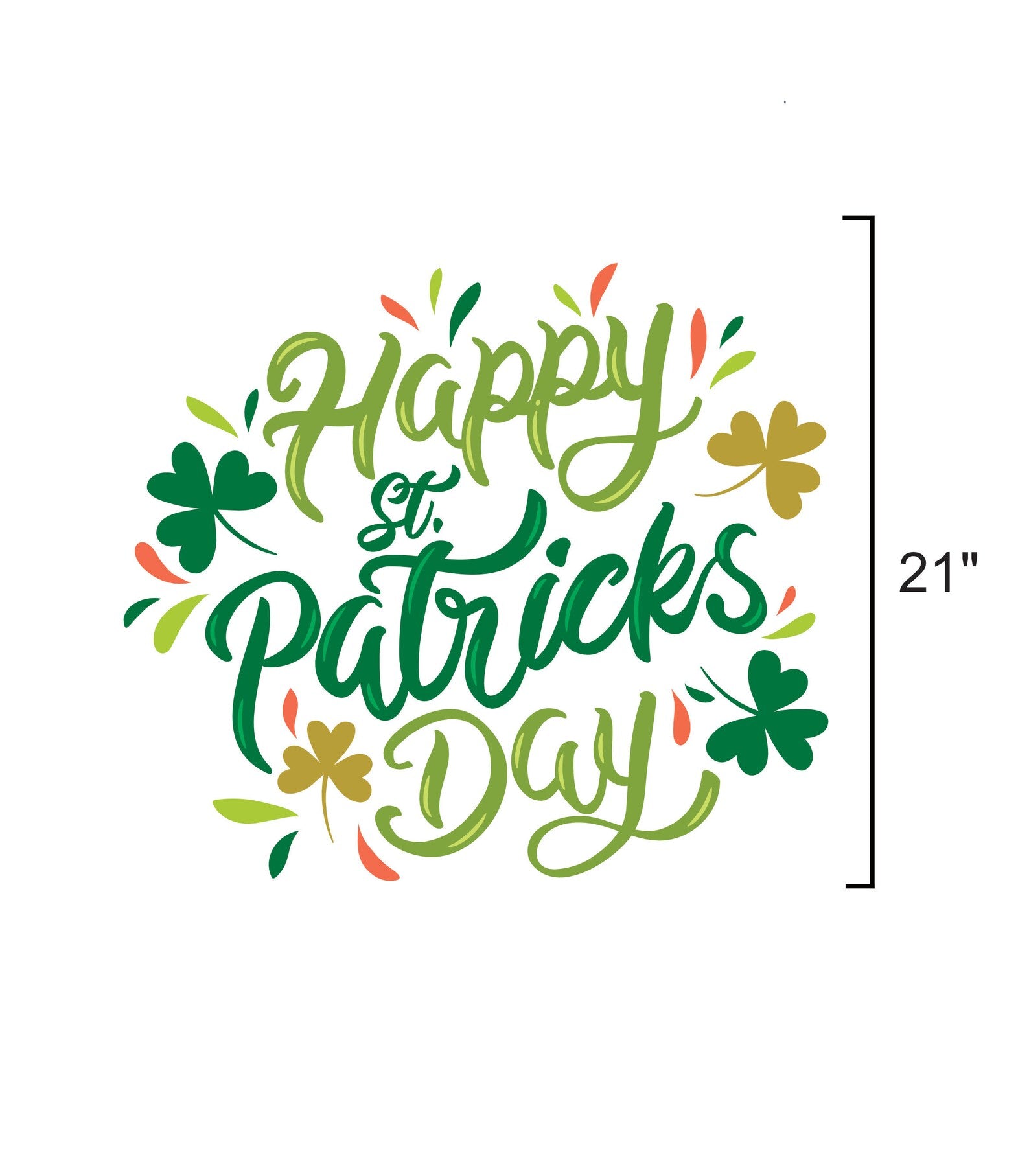 Happy St Patricks Day Yard Sign