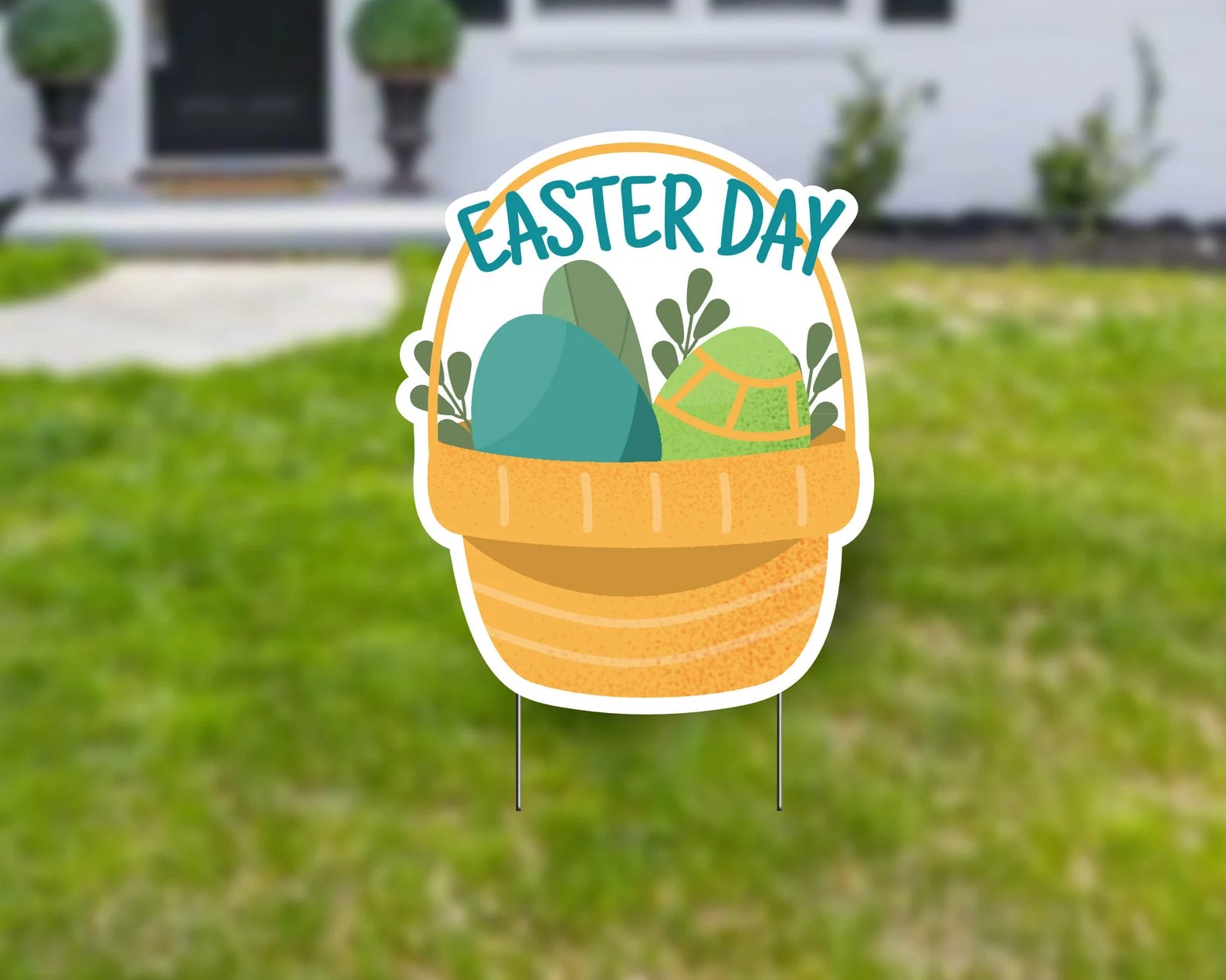 Happy Easter Day Yard Sign