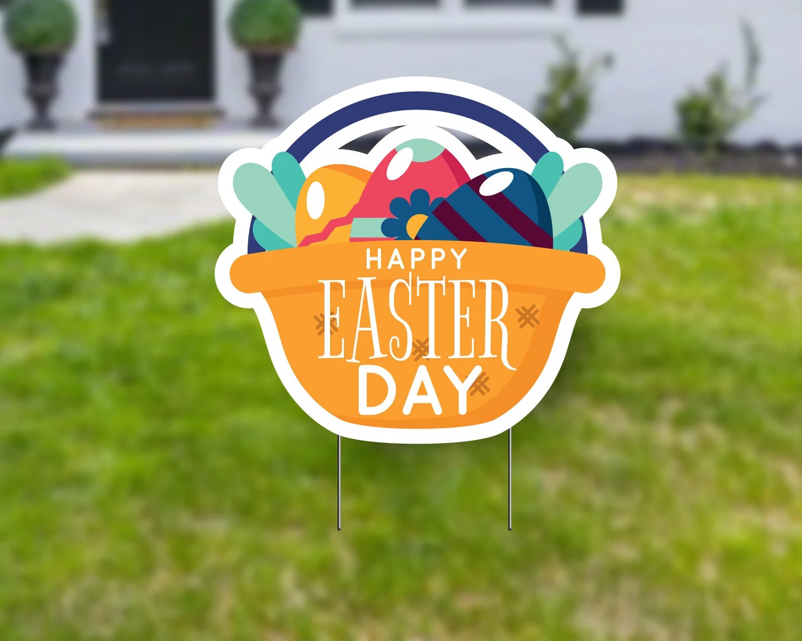 Happy Easter Day Yard Sign