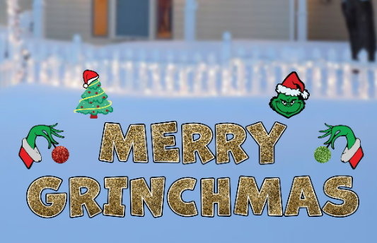 Merry Grinchmas Yard Signs