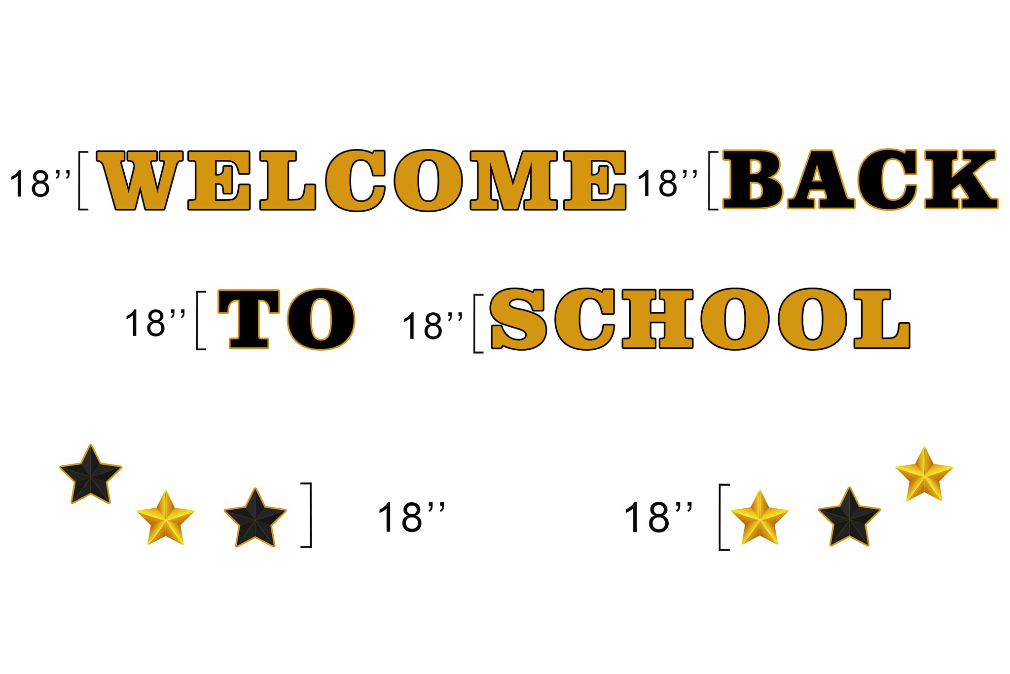 Welcome Back To School Yard Sign